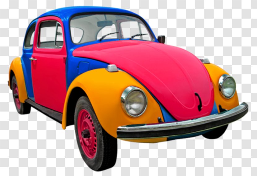 Volkswagen Beetle Car Clown - Flower Transparent PNG
