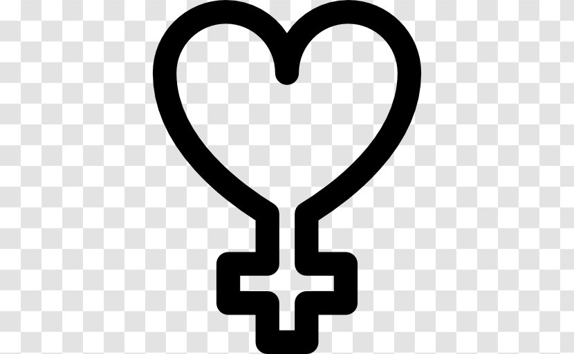Symbol Sign Woman Símbolo De Venus Heart Transparent PNG