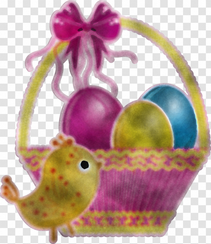 Easter Basket With Eggs Easter Day Basket Transparent PNG