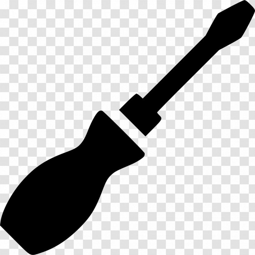 Screwdriver - Black And White - Tool Transparent PNG