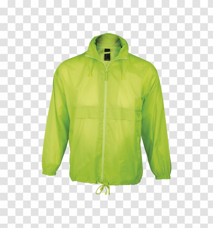 Hoodie Windbreaker Jacket Pocket Raincoat - Coat Transparent PNG