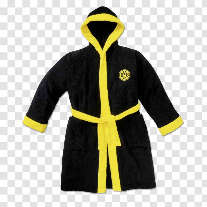 Bathrobe Borussia Dortmund Yellow Blue Cotton - Shinji Kagawa Transparent PNG