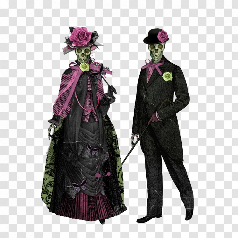 Wedding Invitation Halloween Trick-or-treating Costume Bridegroom - Mrs Transparent PNG