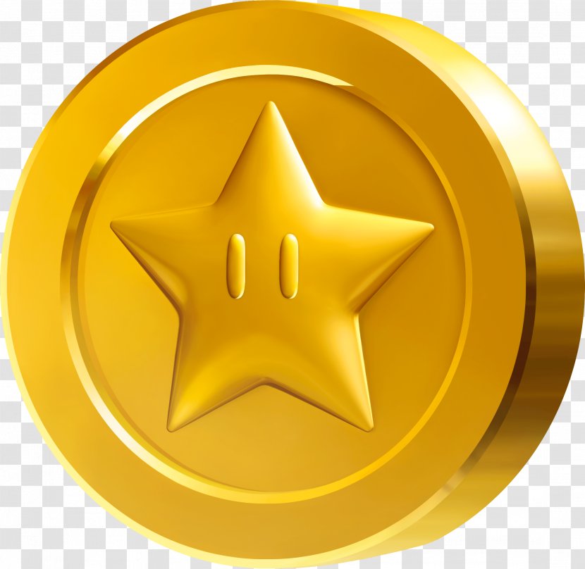 New Super Mario Bros. 2 U - Symbol - Gold Coin Image Transparent PNG
