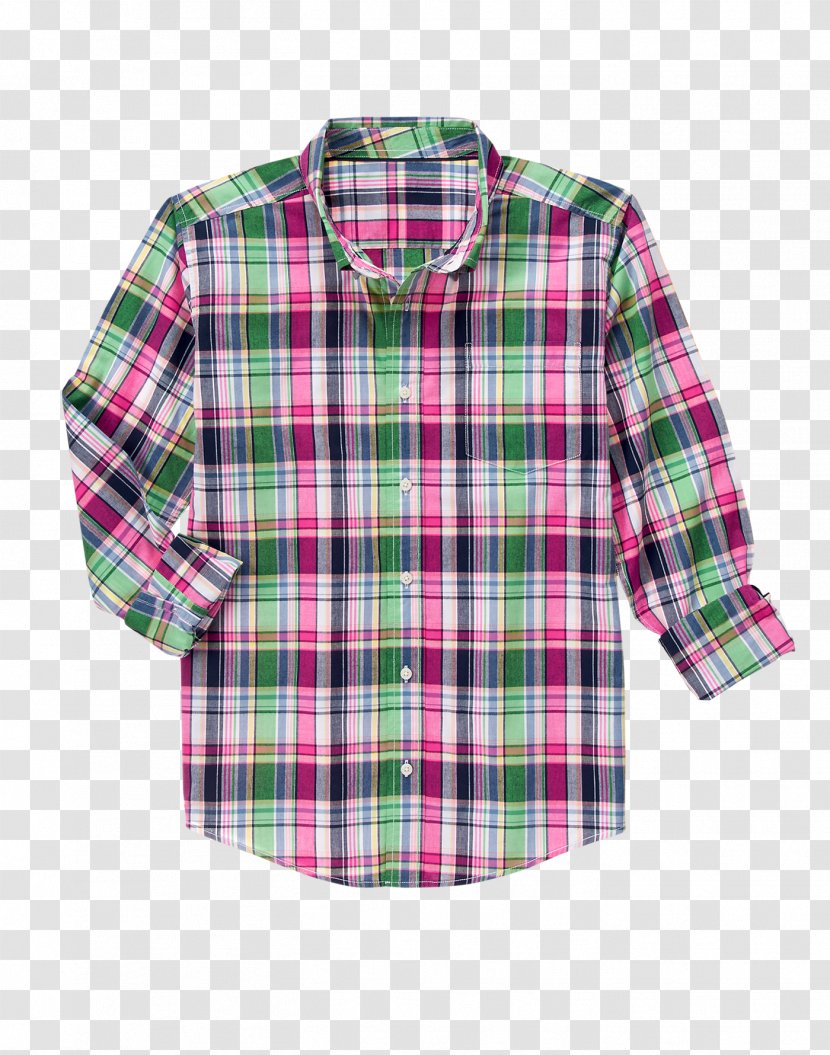 Tartan Full Plaid Dress Shirt Blouse - Frame Transparent PNG