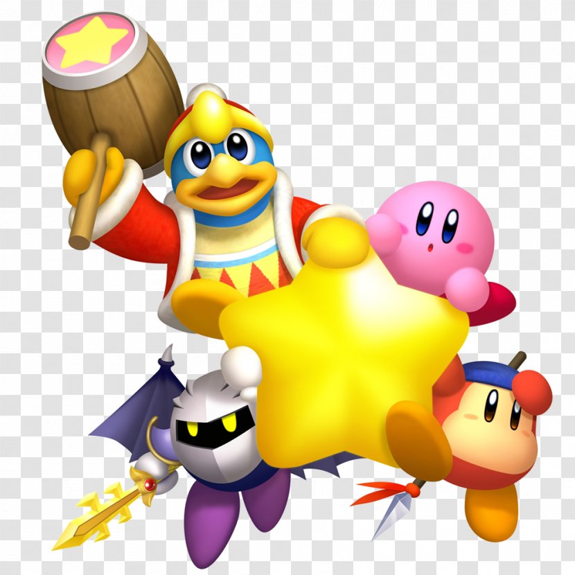 Kirby's Return To Dream Land Kirby Mass Attack Star Allies - S Adventure - Halberd Transparent PNG