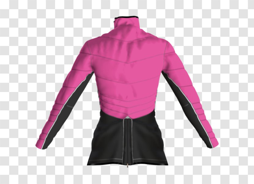 Pink M Shoulder Sleeve Jacket Outerwear Transparent PNG