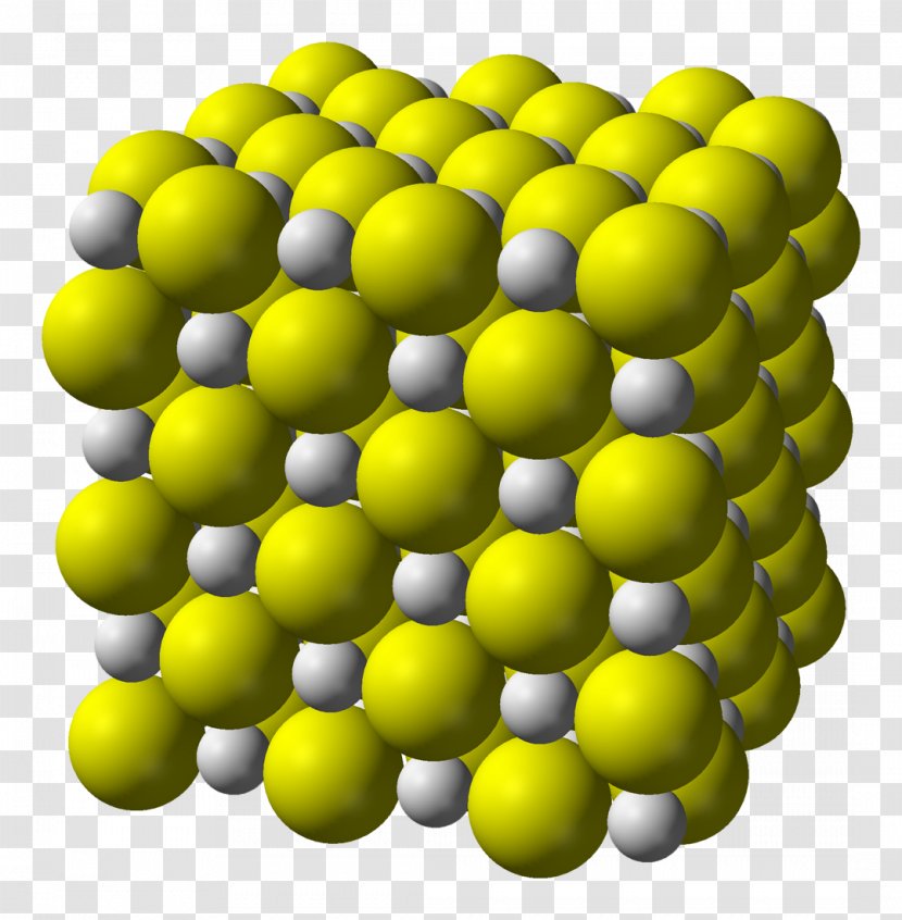 Lattice Energy Calcium Sulfide Atom Crystal - Solid Transparent PNG