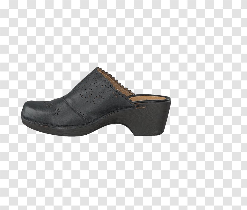 Clog Slipper Sandal Shoe Leather - Grey Transparent PNG