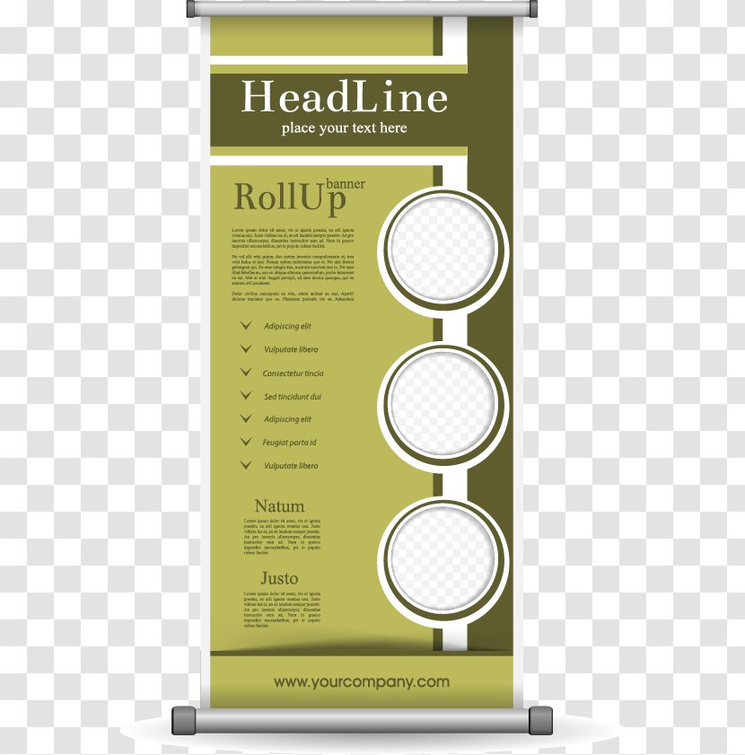 Exhibition Poster - Designer - Vector Roll Up Display Rack Design Elements Transparent PNG