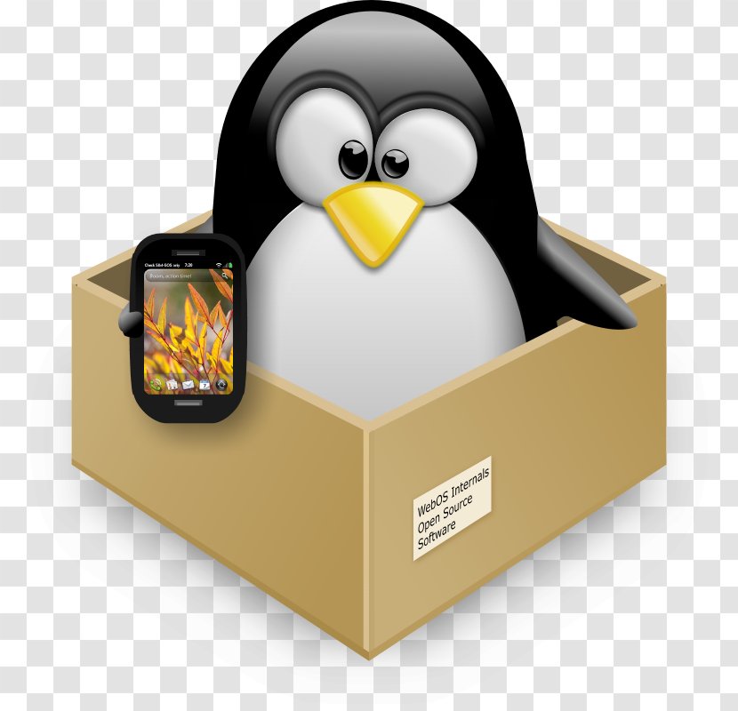 Penguin Palm Pre WebOS LuneOS Ipkg - Flightless Bird Transparent PNG