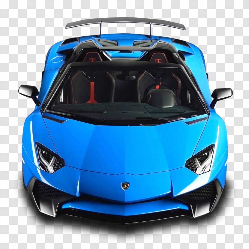 2017 Lamborghini Aventador LP750-4 Superveloce Pebble Beach Concours DElegance Geneva Motor Show Car - SV Roadster Blue Transparent PNG