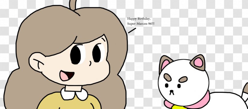 Puppy Cat Ear Kitten Snout - Flower - Happy Birthday To Me Transparent PNG