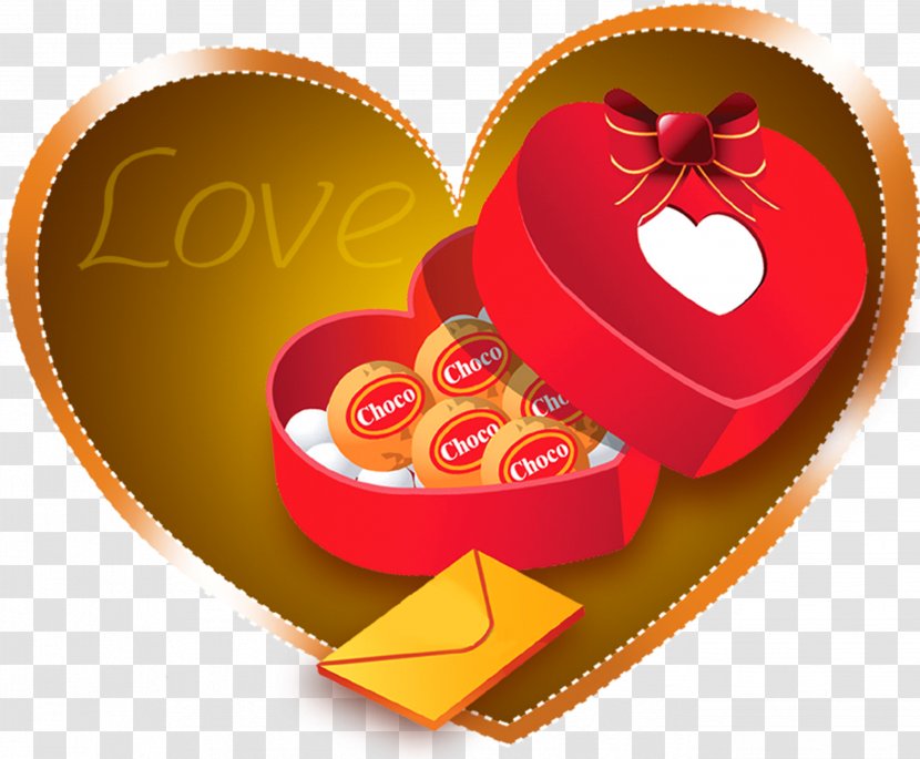 Heart Love - Valentine's Day Transparent PNG