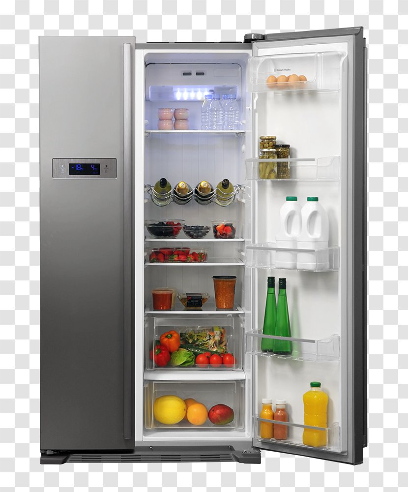 Refrigerator Home Appliance Freezers Russell Hobbs - Kitchen - Fridge Transparent PNG