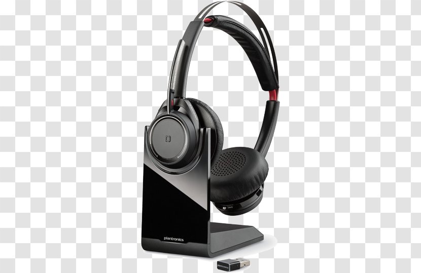 Plantronics Voyager Focus UC B825 Headset Noise-cancelling Headphones - Mobile Phones Transparent PNG