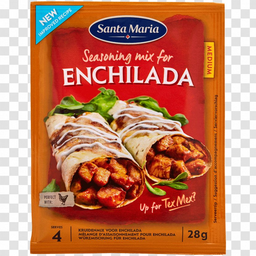 Enchilada Taco Fajita Tex-Mex Burrito - Tex Mex Transparent PNG