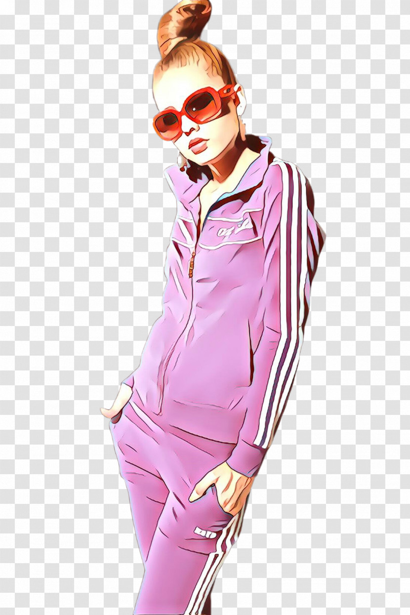 Clothing Pink Magenta Outerwear Sleeve Transparent PNG