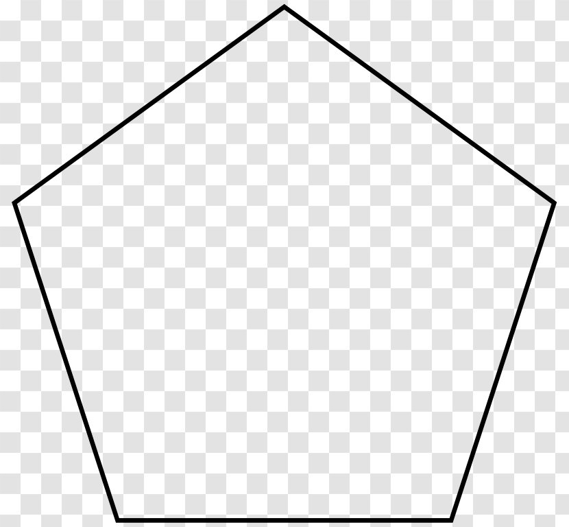 The Pentagon Geometry Clip Art - Point - Polygon Transparent PNG