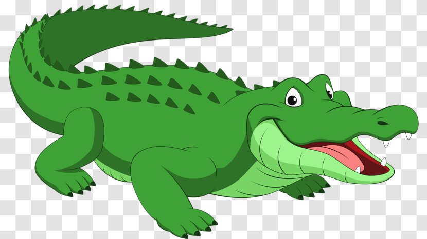 Crocodile Alligator Reptile Cartoon - Green Transparent PNG