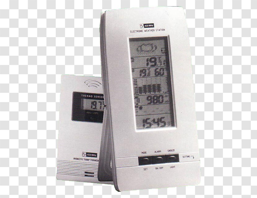Hygrometer Thermometer Barometer Weather Station Meteorology Transparent PNG