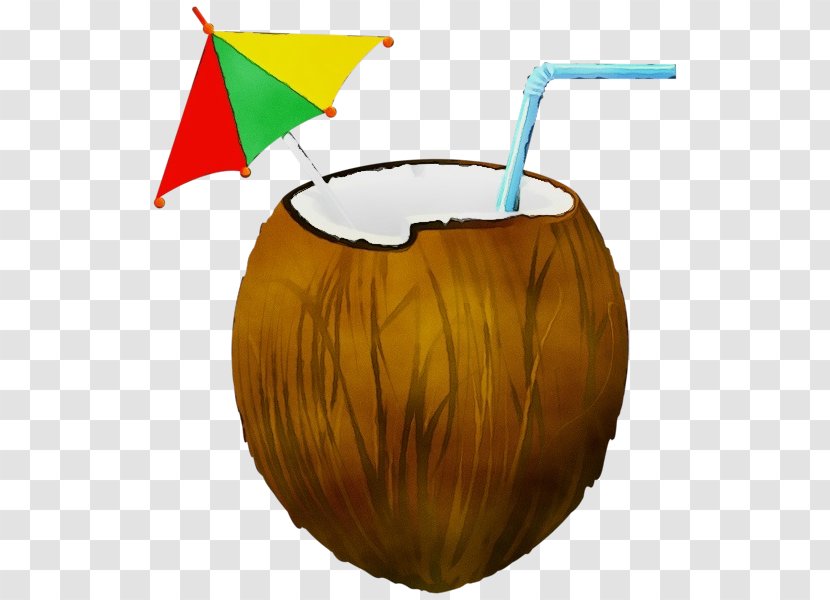 Coconut Tree Drawing - Plant Juice Transparent PNG