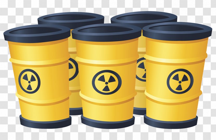 Ukraine Dangerous Goods Logo Waste - Yellow - Nuclear Material Jar Transparent PNG
