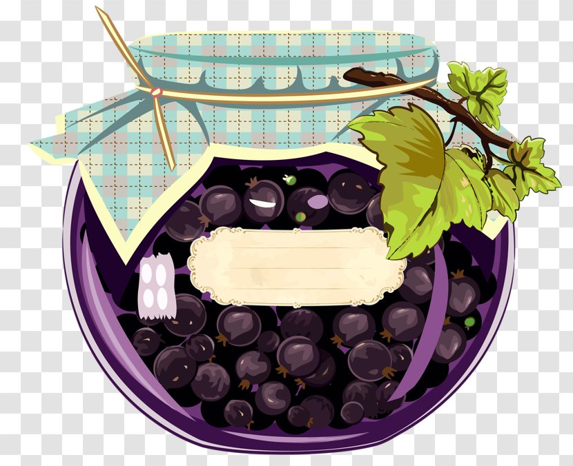 Blueberry Marmalade Varenye - Auglis - Jar Of Transparent PNG