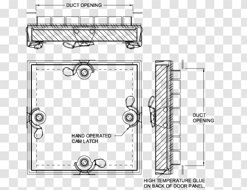 Furniture Duct Door Paper Industry - Silhouette Transparent PNG