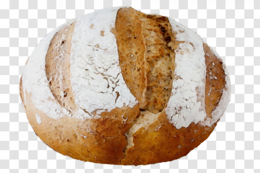 Rye Bread Soda Bread Whole Grain Brown Bread Staple Food Transparent PNG