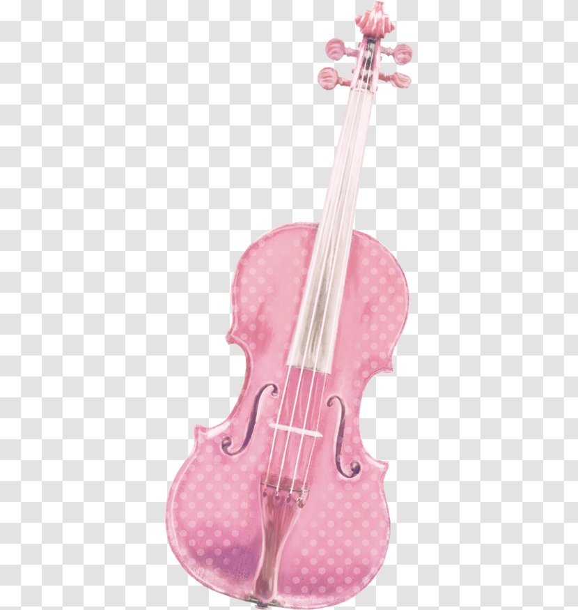Violin Cello Viola Pink Musical Instruments - Flower Transparent PNG