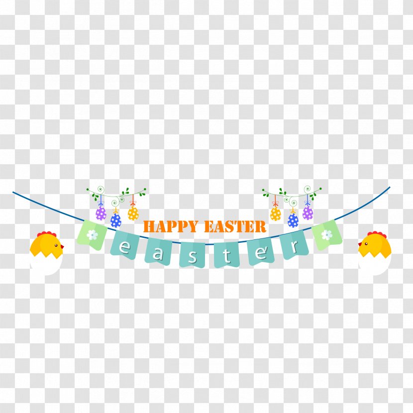 Easter Bunny Cake - Yellow - Decorative Pendant Transparent PNG
