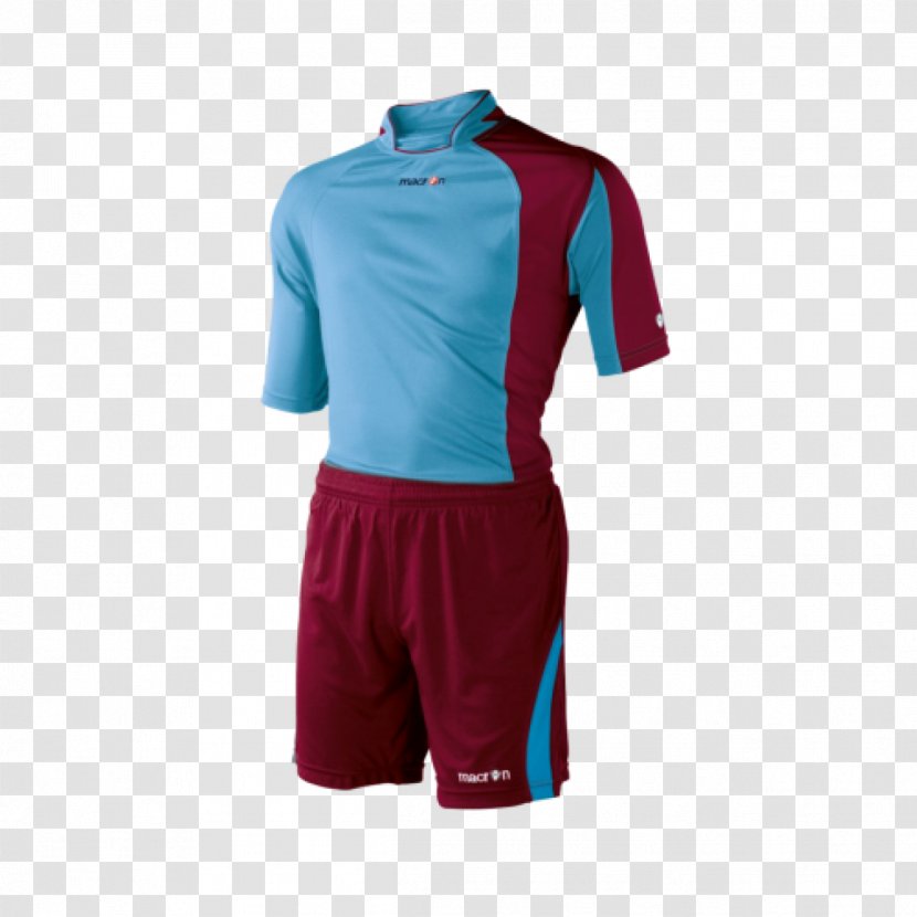 Jersey Kit T-shirt Sports Blue - Clothing - Macron Transparent PNG