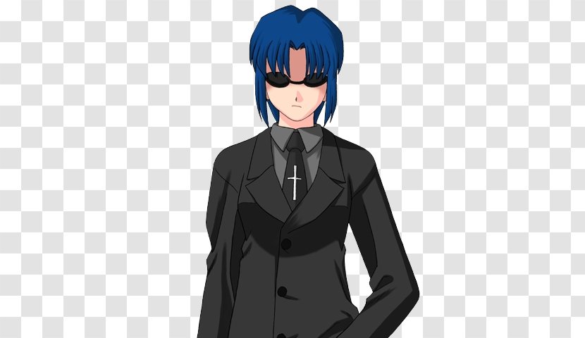 Tsukihime Kagetsu Tohya Melty Blood Battle Moon Wars Ciel - Watercolor - Sprite Transparent PNG