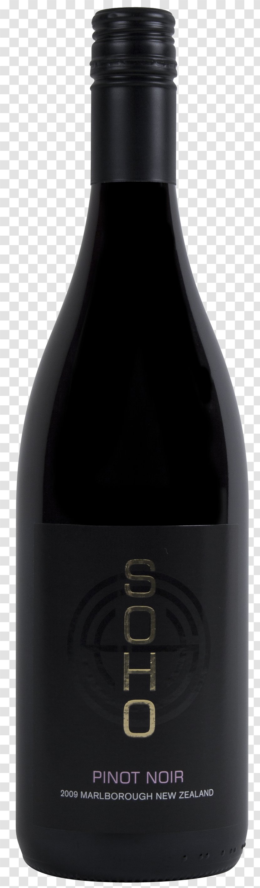 Pinot Noir White Wine Cabernet Sauvignon Bottle - Red Label Transparent PNG