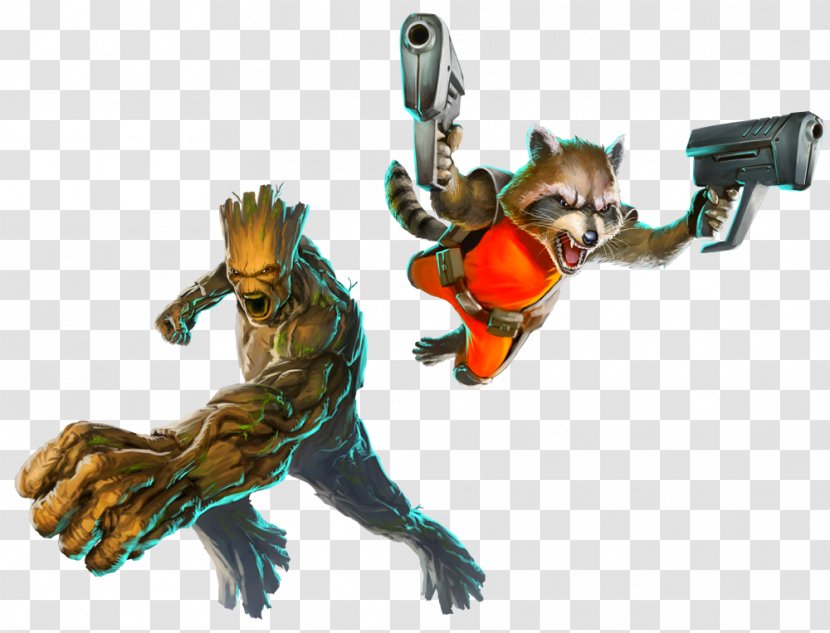 Marvel Puzzle Quest Rocket Raccoon Groot Star-Lord Guardians Of The Galaxy Transparent PNG