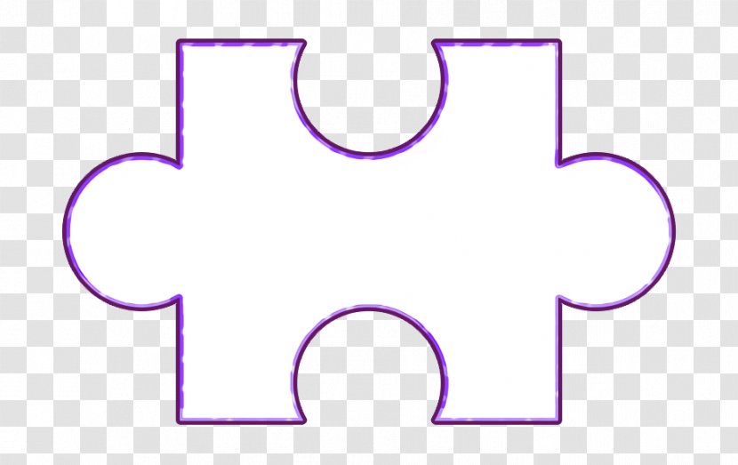 Business Icon Puzzle Solution - Purple - Magenta Text Transparent PNG