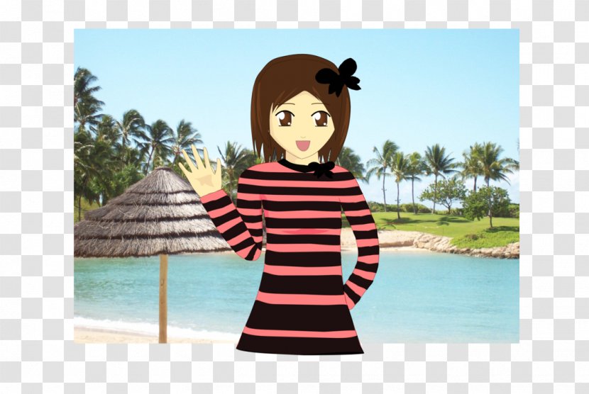 Vacation Happiness Animated Cartoon - Visual Novel Transparent PNG
