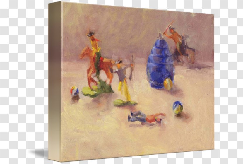 Still Life Figurine - Watercolor Cowboy Transparent PNG