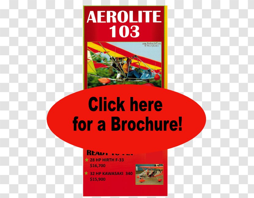 Aircraft Banner Aero-Works Aerolite 103 United States Poster - Text Transparent PNG