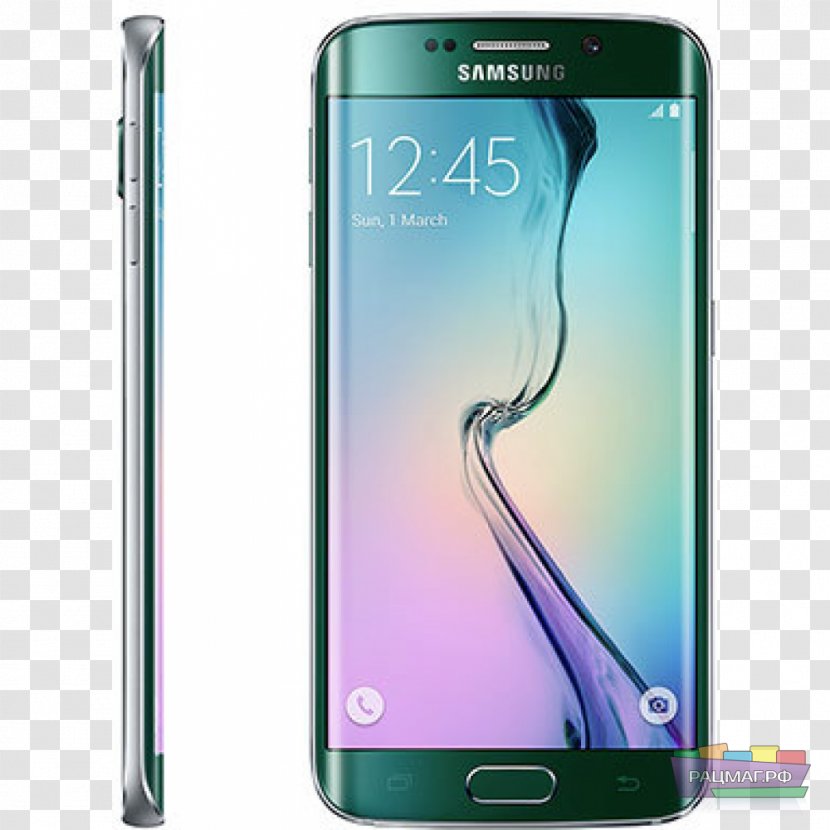 Samsung Galaxy S6 Edge+ Green Android Transparent PNG