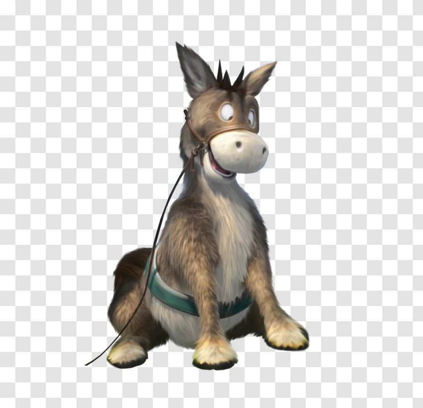Donkey - Pack Animal - Painted Gray Transparent PNG