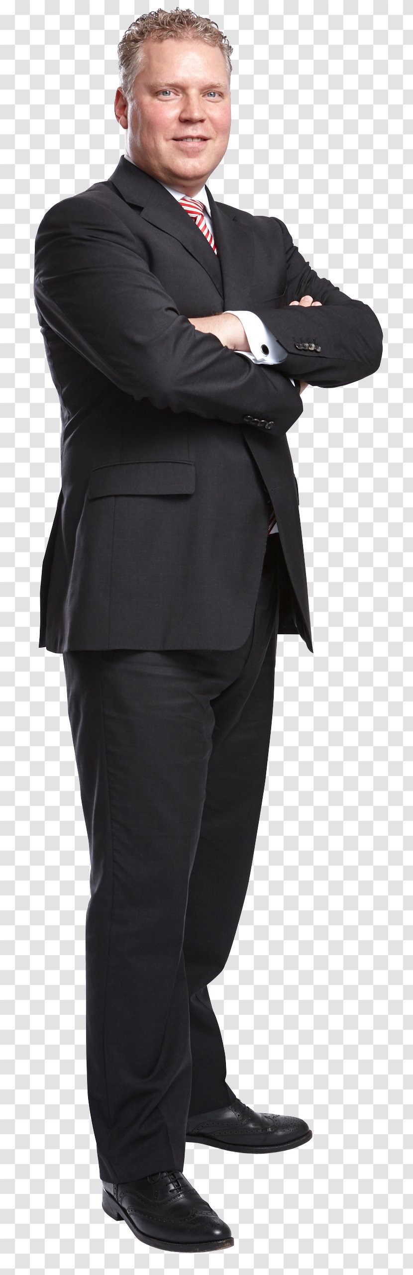Suit Clothing Dress Shirt Slim-fit Pants Business - Black Tie Transparent PNG