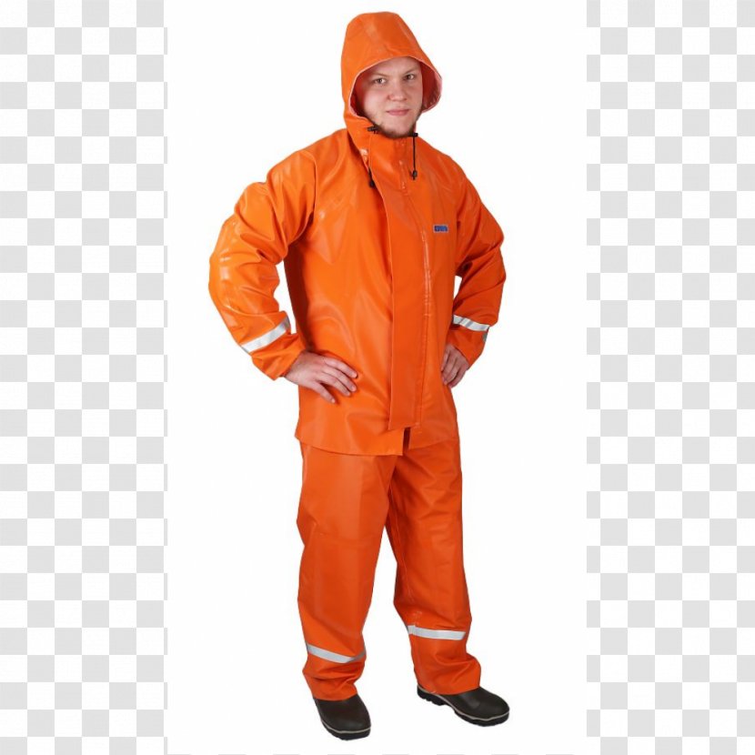 Raincoat Fisherman Costume Clothing Workwear - Laborer Transparent PNG