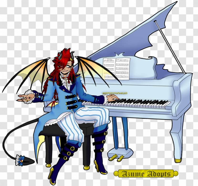 Piano Legendary Creature Clip Art - Mythical Transparent PNG