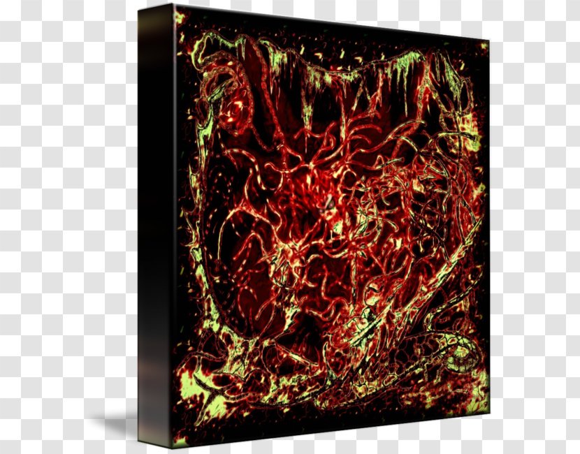 Death Metal Grotesque Modern Art Heavy - Canvas Transparent PNG