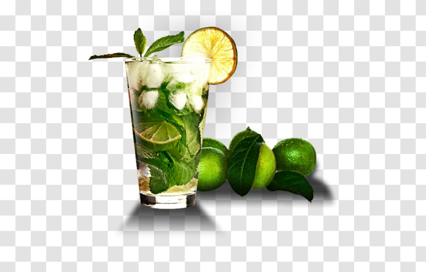 Mojito Lime Caipirinha Limonana Rum - Lemon - Havana Cuba At Night Transparent PNG