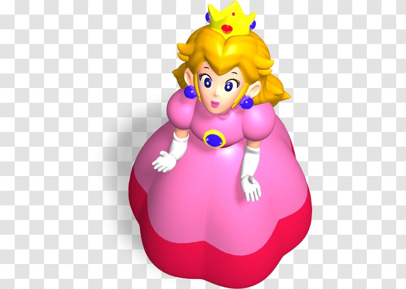 Super Mario 64 Princess Peach Nintendo Party Golf - Smile - Princesa Transparent PNG