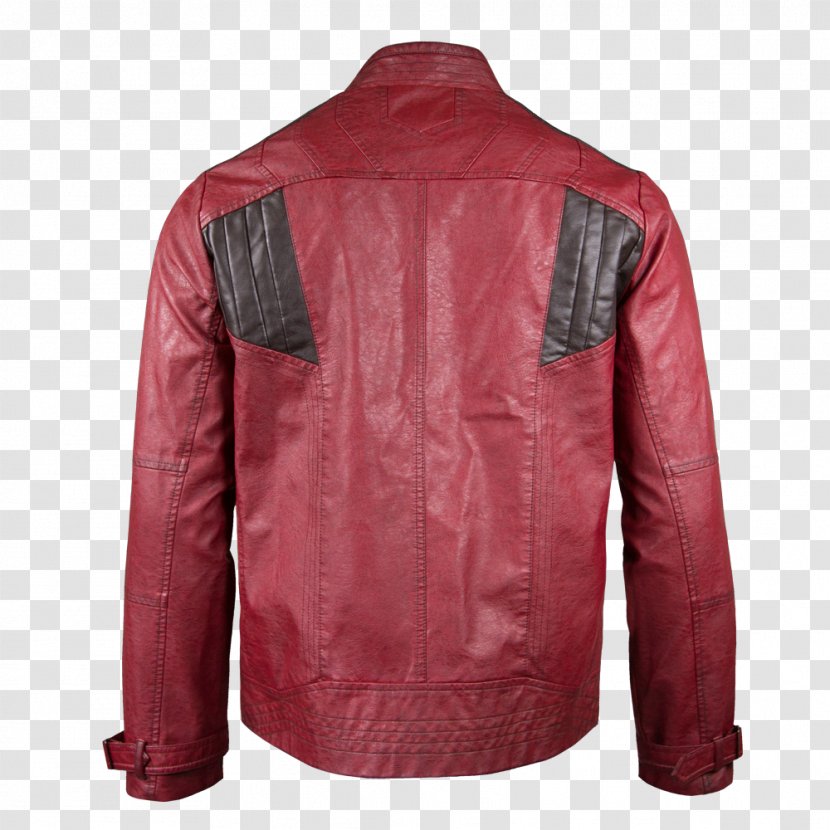 Leather Jacket Star-Lord Marvel Cinematic Universe Coat - Costume Transparent PNG