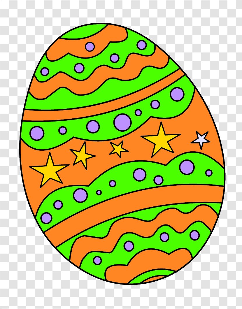 Easter Egg Coloring Book Decorating - Pages For Kids Transparent PNG